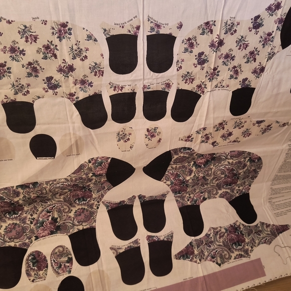 Victorian sheep panel to make 2 sheep with directions - Picture 1 of 9